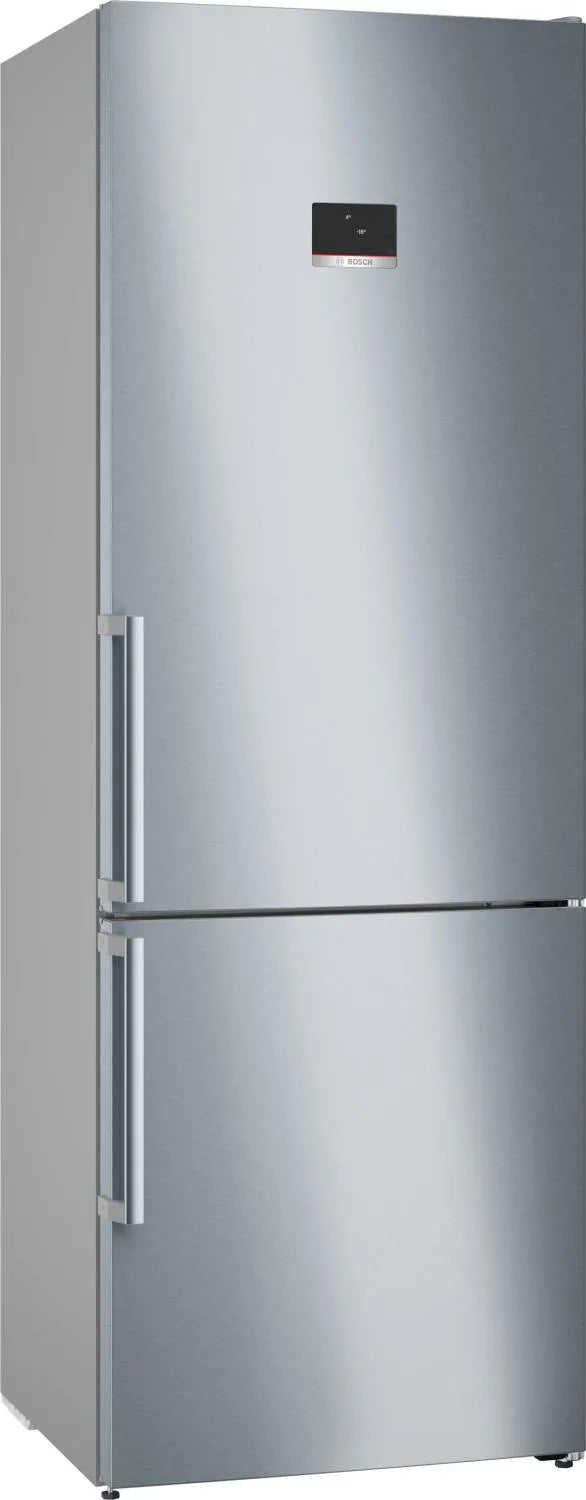 Bosch Frigorifero Combinato Classe energetica C Capacità 440 Litri No Frost colore Acciaio Inox - KGN49AICT Serie 6