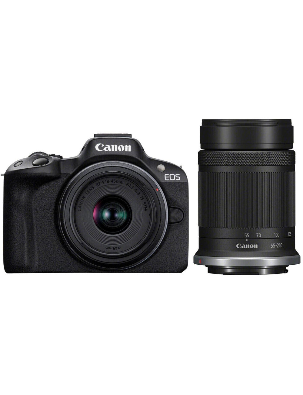 Canon EOS R50 Kit 18-45mm + 55-210mm Black