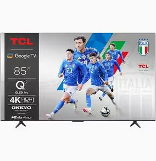 TV QLED Ultra HD 4K 85" 85C655 Smart TV Google TV 2024